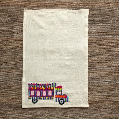 Calyz Indian Truck Tea towel - Image 3
